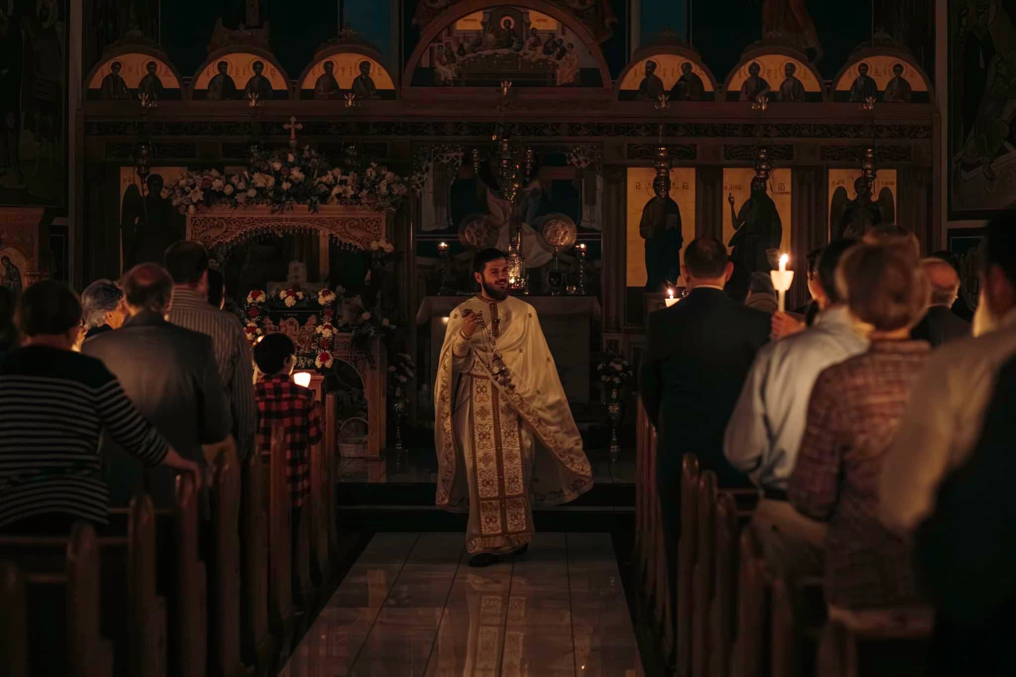 A palm cross folded on Palm Sunday