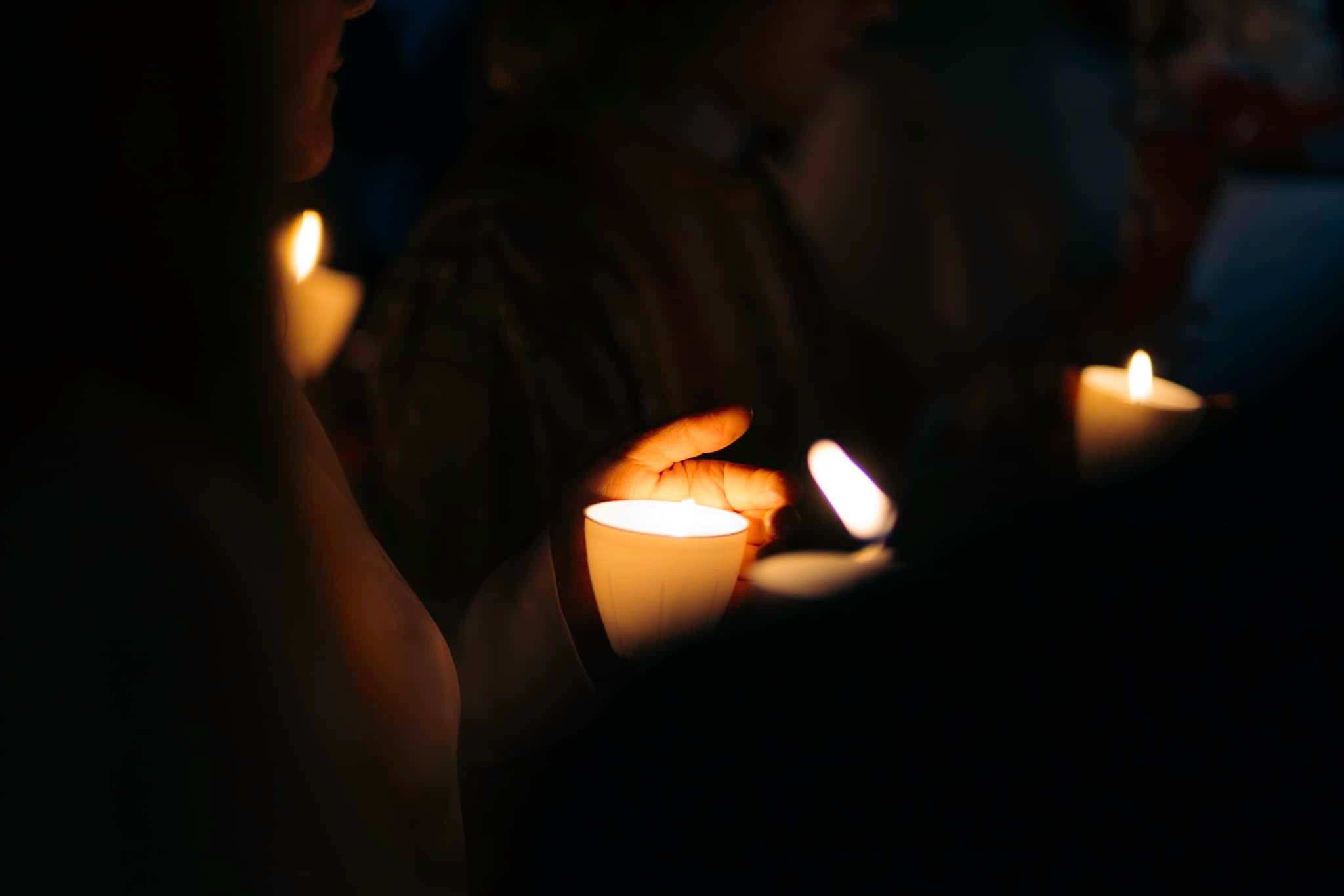 A palm cross folded on Palm Sunday